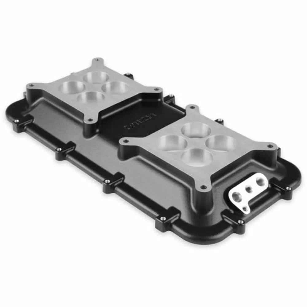 Mid-Rise Plenum Base Adapter Kit - GM LS1_LS2_LS6 - Black 300-267BK